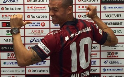 Camisa 10, volante Nilton fará sua estreia no Japão pelo Vissel