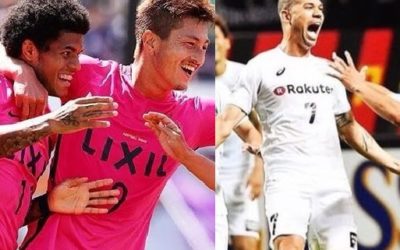 Decisivos, brasileiros Leandro e Nilton comemoram ‘rodada artilheira’ no Japão