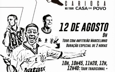 Ex-jogador Marcelinho Carioca será anfitrião em edição especial do tour Casa do Povo da Arena Corinthians