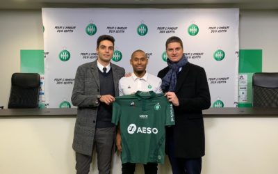 Ex-Palmeiras, Gabriel Silva renova com o Saint Étienne, terceiro colocado no Francês, até junho de 2023