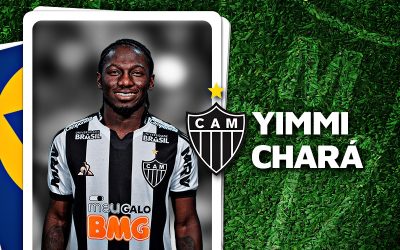 Yimmi Chará, atacante colombiano do Atlético-MG, agora assessorado pela Inovem Comunicação