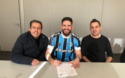 Lateral-esquerdo/zagueiro Marcelo Oliveira renova com o Grêmio e contrato agora vai até o final de 2020