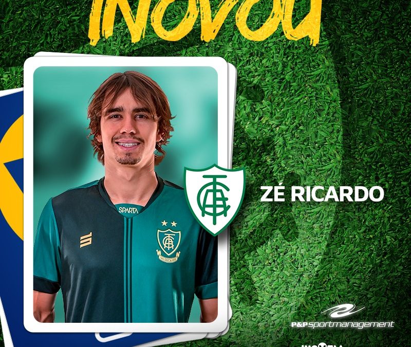 Volante Zé Ricardo, atleta do América-MG, é agora assessorado pela Inovem Comunicação