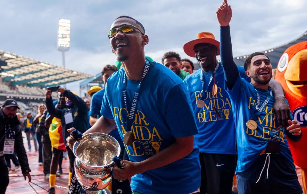 Pelo Union St. Gilloise, brasileiro Guilherme Smith conquista a Copa da Bélgica